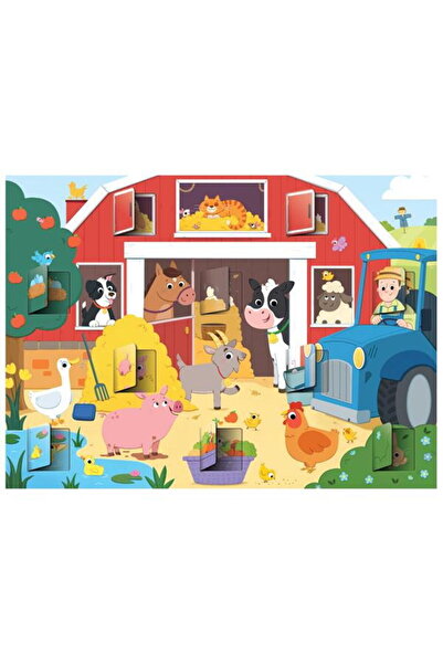Galt Puzzle cu surprize - la ferma (20 piese)