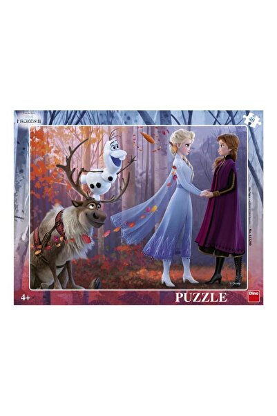 Dino Puzzle cu rama - Frozen II (40 piese)