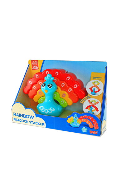 Little Learner Jucarie de stivuit - Paun colorat