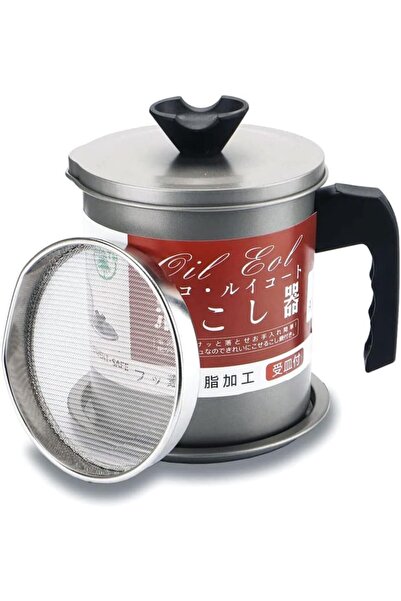 Generic Derovan 1.4 L Stainless Steel Oil Filter Pot – Kitchen Grease Straine...