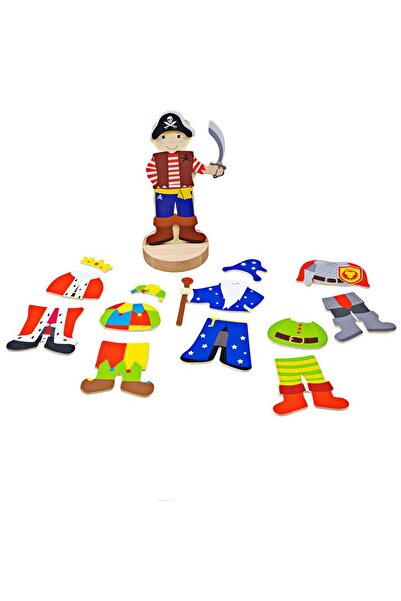 BIGJIGS Toys Joc magnetic - Costume de carnaval