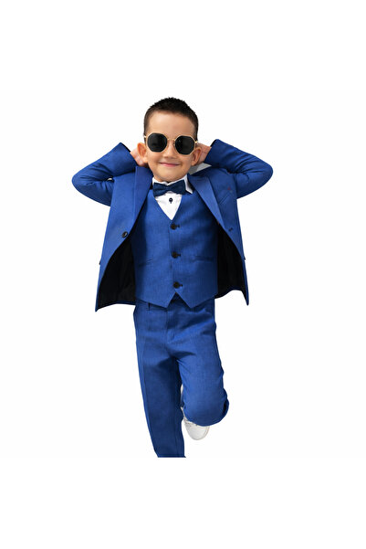 Mamboo Royal Blue Boys Costume - 1 year old