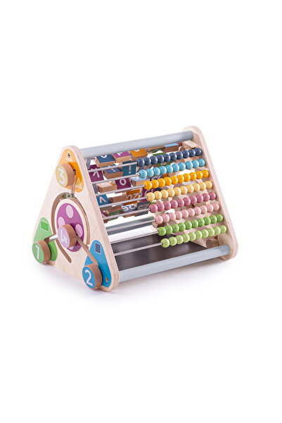 BIGJIGS Toys Centru de activitati pastel - Litere, imagini si cifre