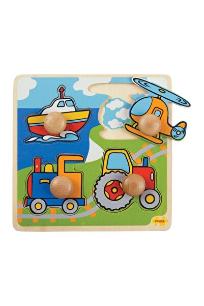 BIGJIGS Toys My first puzzle - 4 means of transport