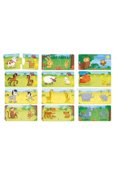 Lisciani Puzzle duo - Mama si puiul