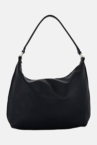 Kathy Ireland Women Brand Logo Shoulder Bag, Black