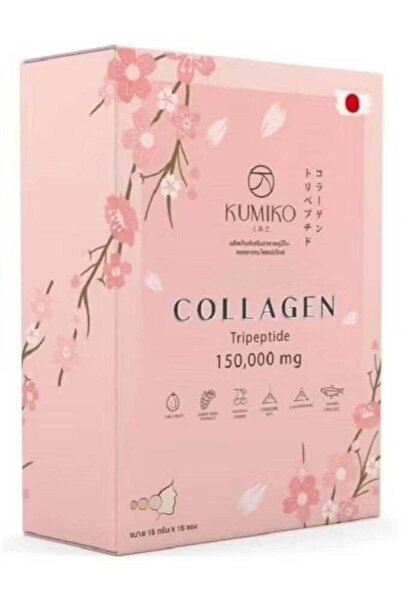 Kumiko مشروب ثلاثي الببتيد الكولاجين البحري 150,000 ملغ - بنكهة زهر الكرز الي...