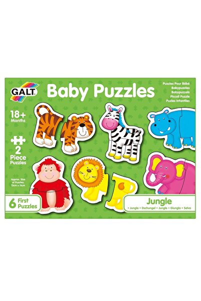 Galt Baby Puzzle: Animale din jungla (2 piese)