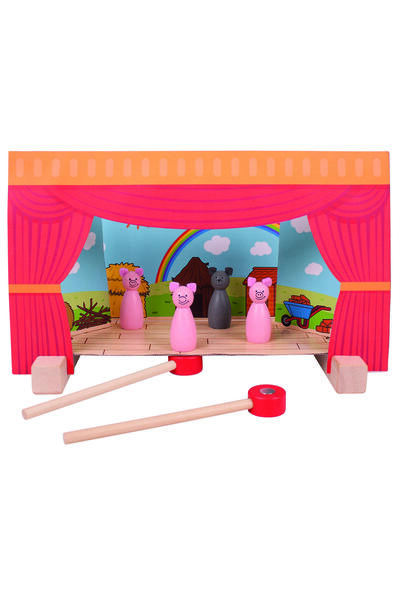 BIGJIGS Toys Магнитен театър - Първо представление