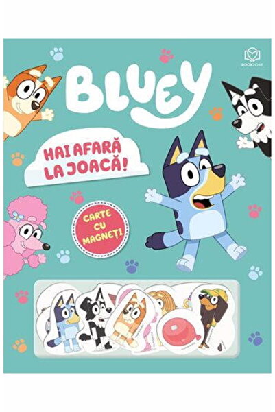 Bookzone Carte cu magneti - Bluey - Hai afara la joaca!