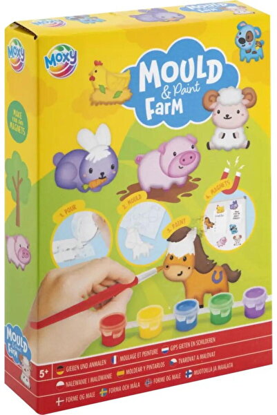 Moxy Комплект за моделиране и рисуване - Селскостопански животни