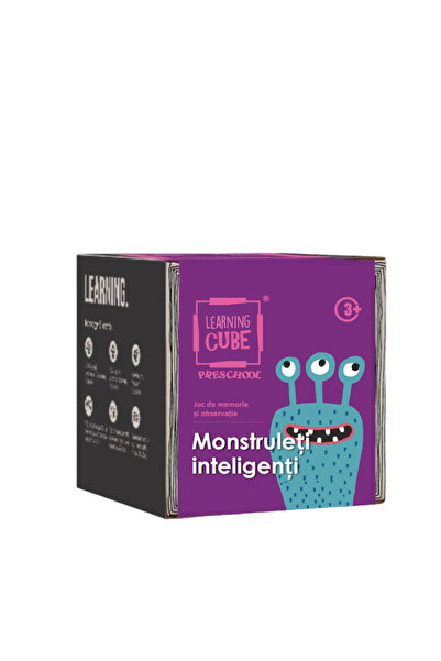 K-TOYZ Joc de atentie Learning Cube - Monstruleti inteligenti
