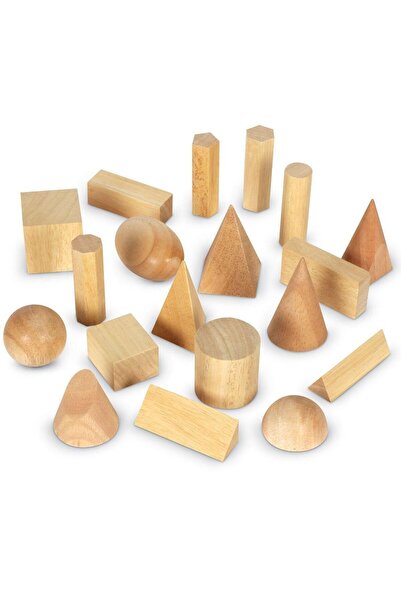 Learning Resources Ξύλινα γεωμετρικά σχήματα (σετ 19)