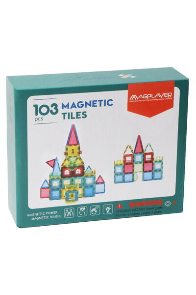 Magplayer Set de constructie magnetic 3D - 103 piese