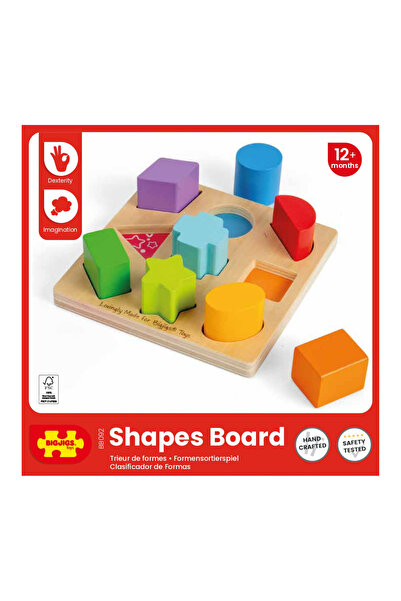 BIGJIGS Toys First shapes sorting game