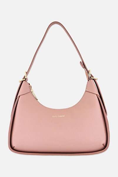 Kathy Ireland Women Brand Logo Shoulder Bag, Rose