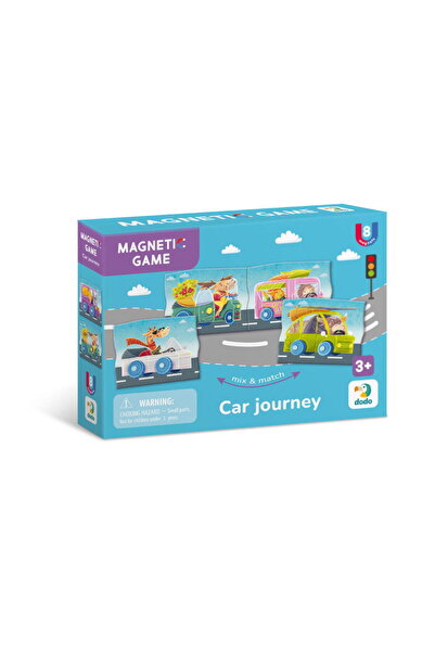 Dodo Set magnetic - Calatorie cu masina