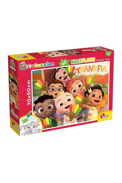 Lisciani Puzzle de colorat maxi - Cocomelon si prietenii (60 piese)