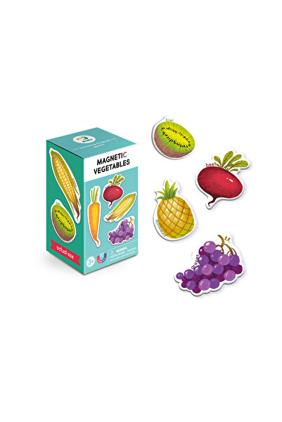 Dodo Set magnetic - Invat legume si fructe in lb. engleza