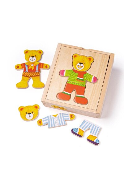 BIGJIGS Toys Joc de potrivire - domnul Urs