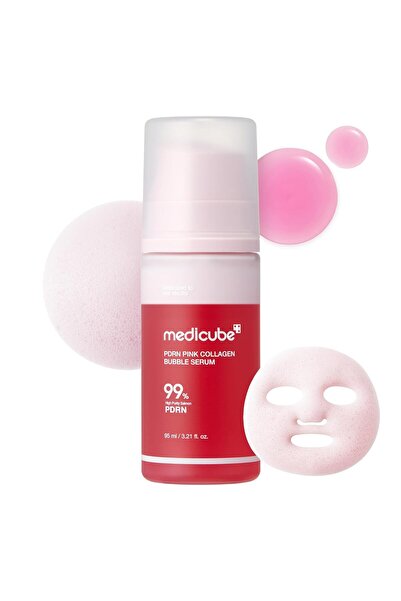 Medicube -PDRN PINK COLLAGEN BUBBLE SERUM 95ML
