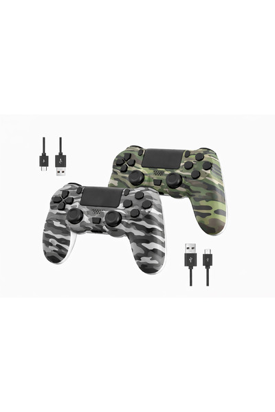 SFL Product Kamuflaj Desenli PS4 Oyun Kolu 2’li Set – PS4 / PS4 Slim / PS4 Pr...