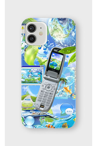 lelia حافظة هاتف شفافة مطبوعة متوافقة مع هاتف iPhone 12 Mini |   مجموعة AeroG...