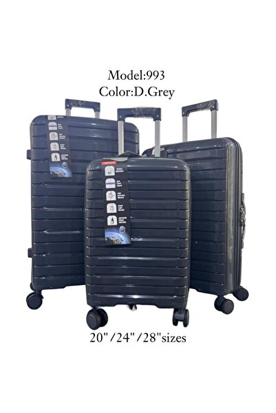 ELEGANT G Luggage Travel Suitcase Trolley Bag – Set of 3 pcs – With Spinner W...