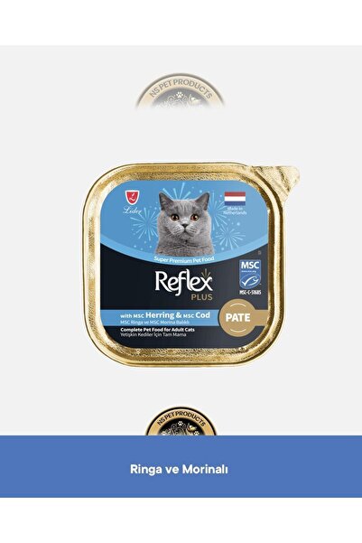 Reflex Plus Alutray Pate Msc Ringa & Msc Morina Balıklı Yetişkin Kedi Maması ...