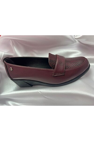 Pierre Cardin Pc-54942 Burgundy Women's Daily Mother Shoes
