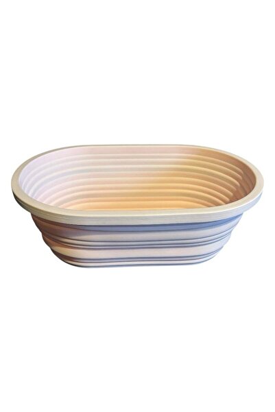 OEM Foldable food-grade silicone proofing basket, oval, 27 x 17.5 x 3.5 cm