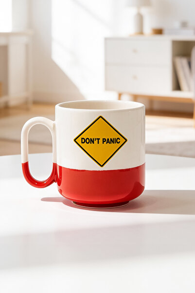 BB TRADE Dont Panic Designed Ceramic Printed Pro Mug 330ml