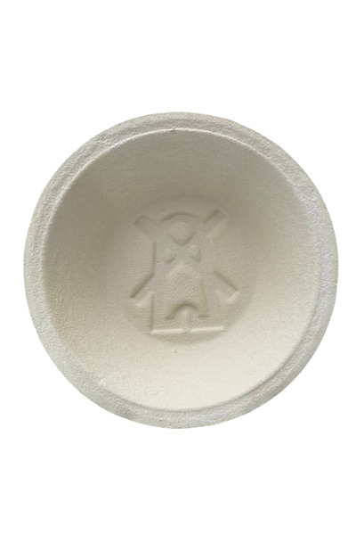 OEM Wooden pulp basket for leavening, round, 1Kg, diameter 26cm, Moara model