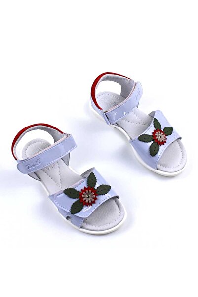 tino Sandals made of ecological leather, lacquered, for girls, decorated with...