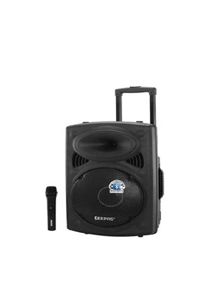 Geepas Portable Rechargeable Speaker System with USB/Bluetooth/SD Card/FM Rad...