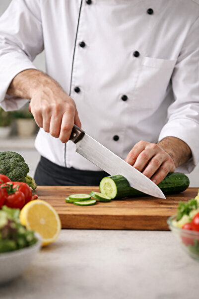 ch woodline Santoku Şef Bıçağı N690