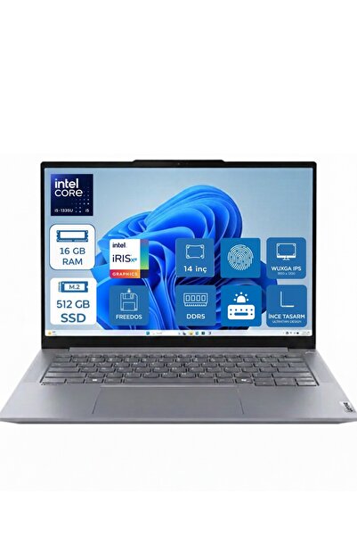 LENOVO TB 14 G6 21KG00Y5TR-C001 I5-1335U 16Gb Ram 512Gb Ssd 14" WUXGA IPS Fre...