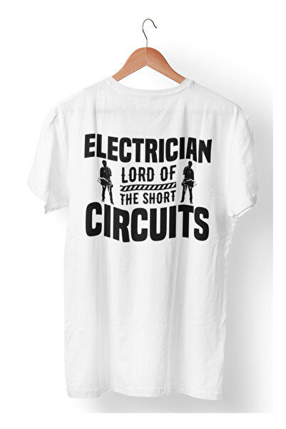 Generic (Unbranded) Premium Malfini Electrician T-Shirt - White, Size M