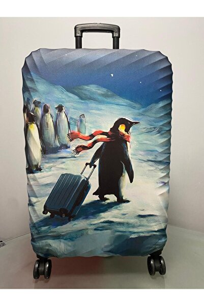 GANUE Penguins Pattern-Luggage Cover
