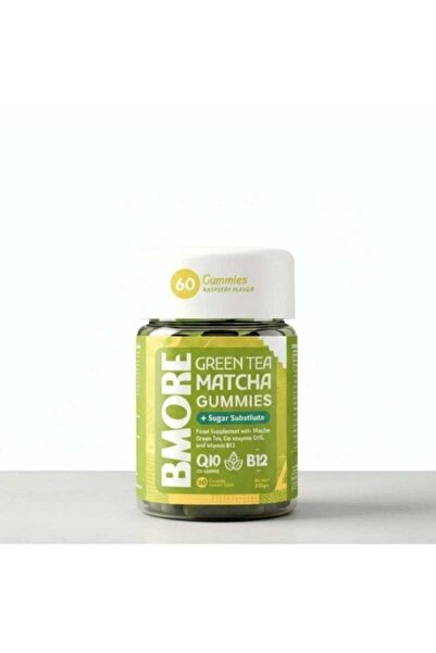 Bmore Matcha and Green Tea Energy Vitamins with Vitamin B12 - Natural Flavor ...