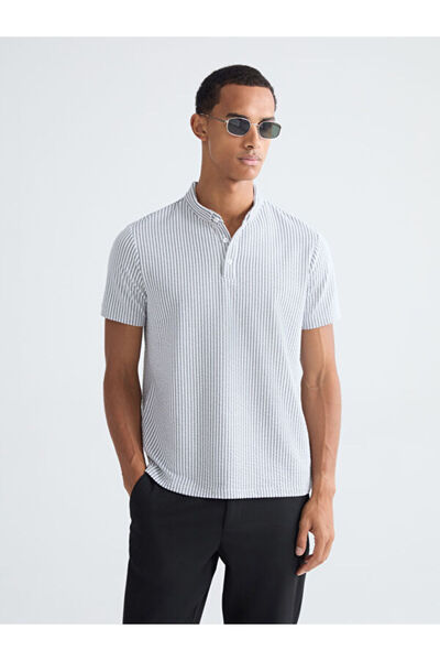 LC Waikiki Shining Choices from Shining Store Judge Roba Collar Striped Men's...