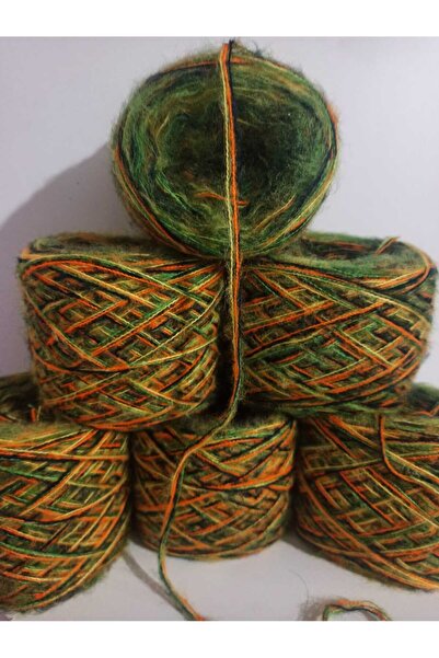 İPEK YÜN İPLİK DÜNYASI Νήμα Πλεξίματος Ανγκόρα 4 Στρώσεων (Κίτρινο, Μπλε Σκού...