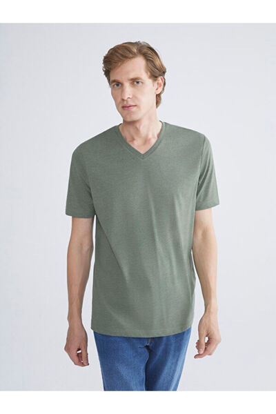 LC Waikiki V Planting Combed Cotton Men's T-Shirt from Uzg Store to Style Kee...