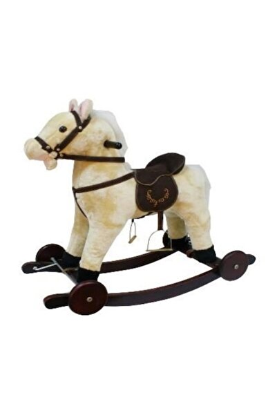 NOVOKIDS Cal de balansoar pentru copii cu balansoar din lemn