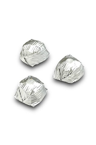 Gümüş Yaldızlı Fındıklı Kristal Çikolata 500 gr