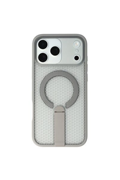 SEP TPU+PC 3D Grid Apple iPhone 17 Pro Max Gray case