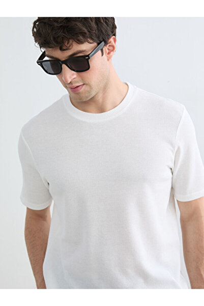 LC Waikiki Quality Parts from Çelebi Store Zero Roba Yaka Men's T-Shirt