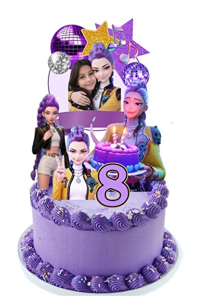 E-Quality Doğumgünü Pasta Süsü K-Pop Rumi