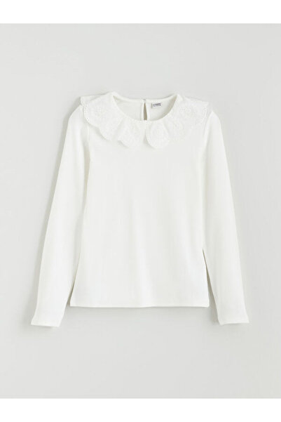 LC Waikiki Sparkling Choices from Shining Store Bebe Roba Collar Scallop Deta...