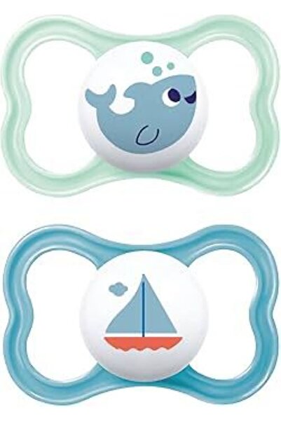MAM Original Air Pacifier 6-16 Months – Pack of 2 (Orthodontic, Sterilization...